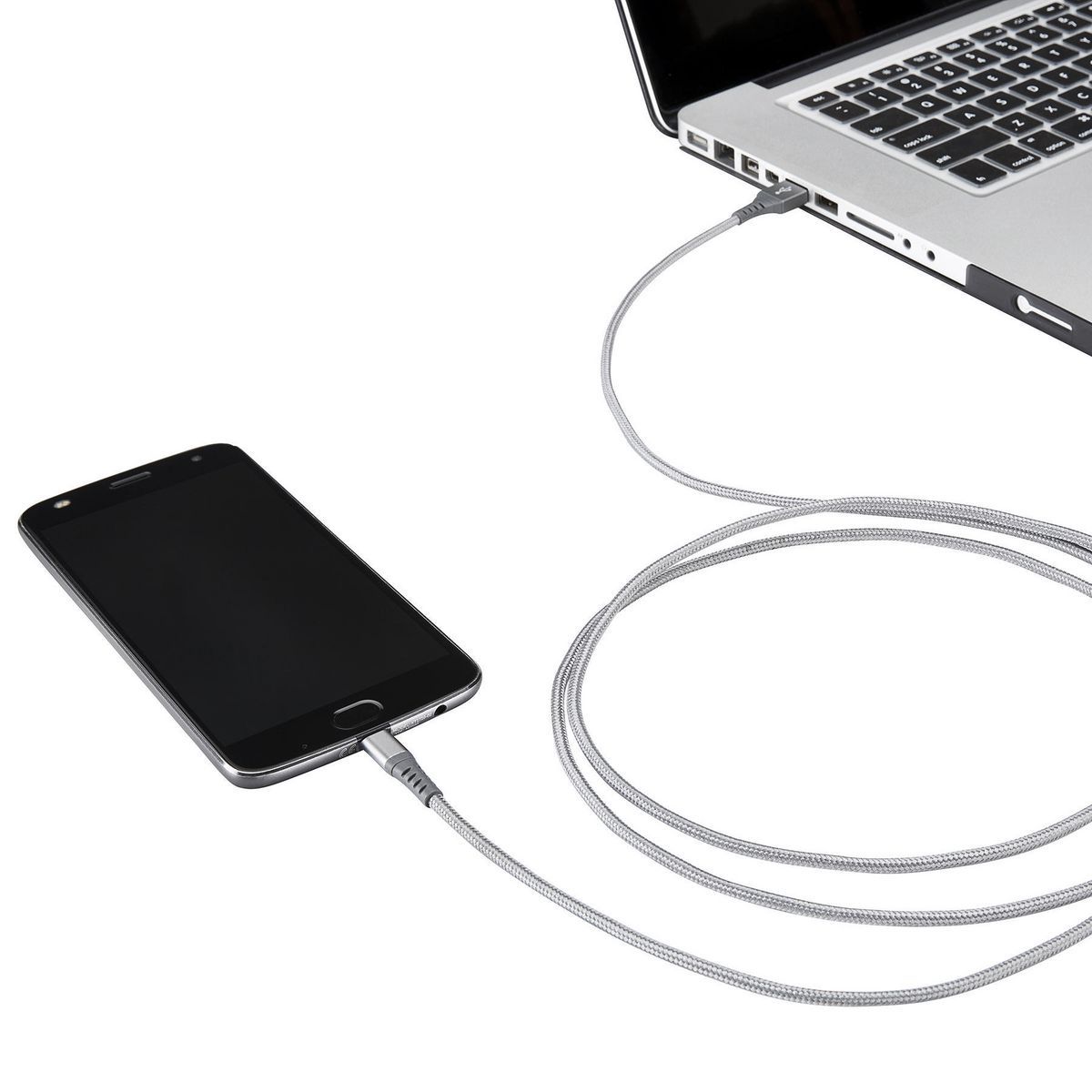 6 ft. USB to USB-C Braided Charging Cable I934119