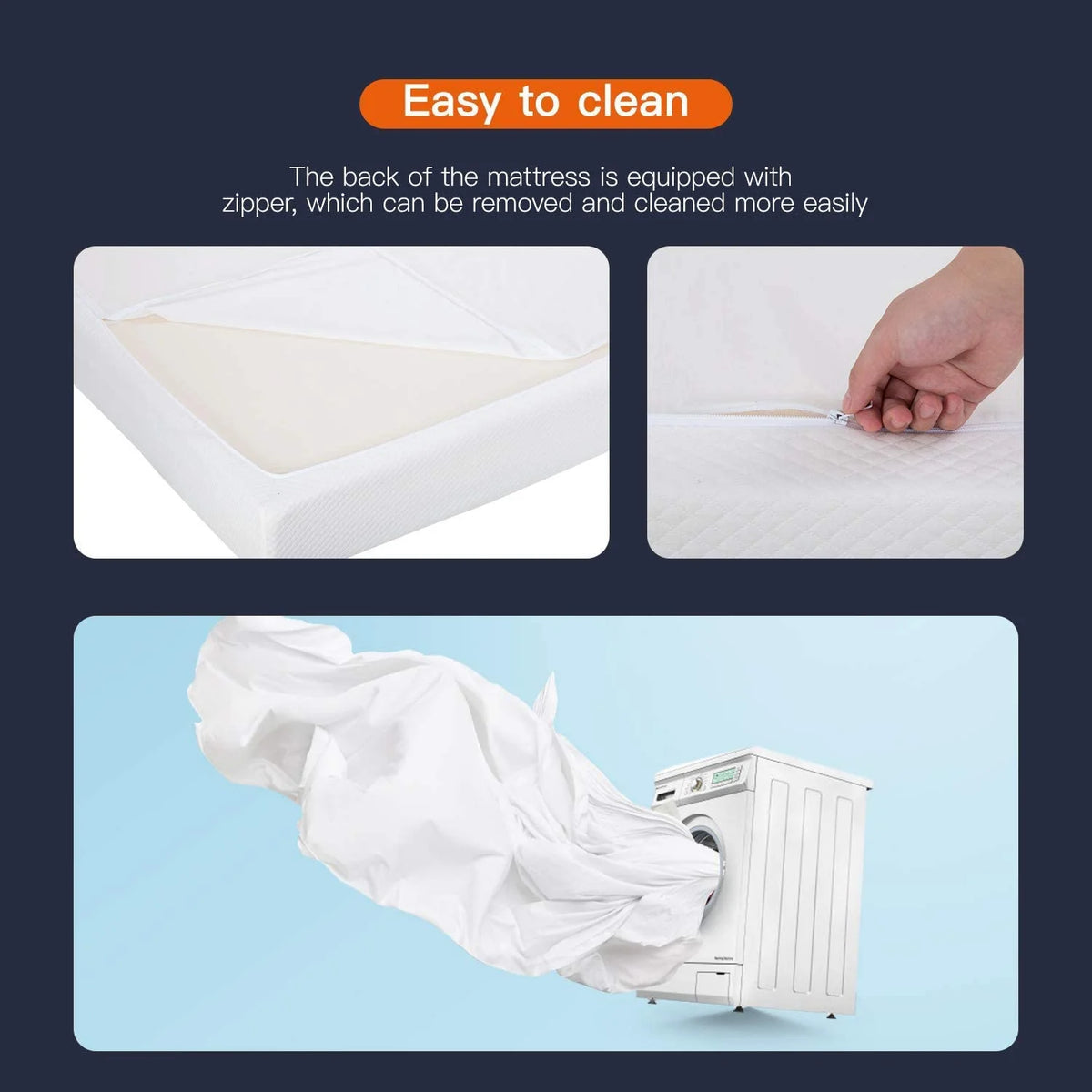 8 inch Twin Size Memory Foam Gel Mattress X8966