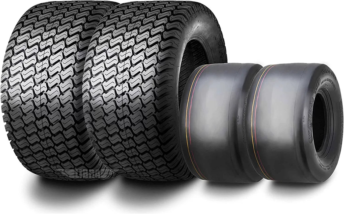 4 Set Lawn Mower Turf Tires 11x4-5 Front & 20x8-10 Rear N10353