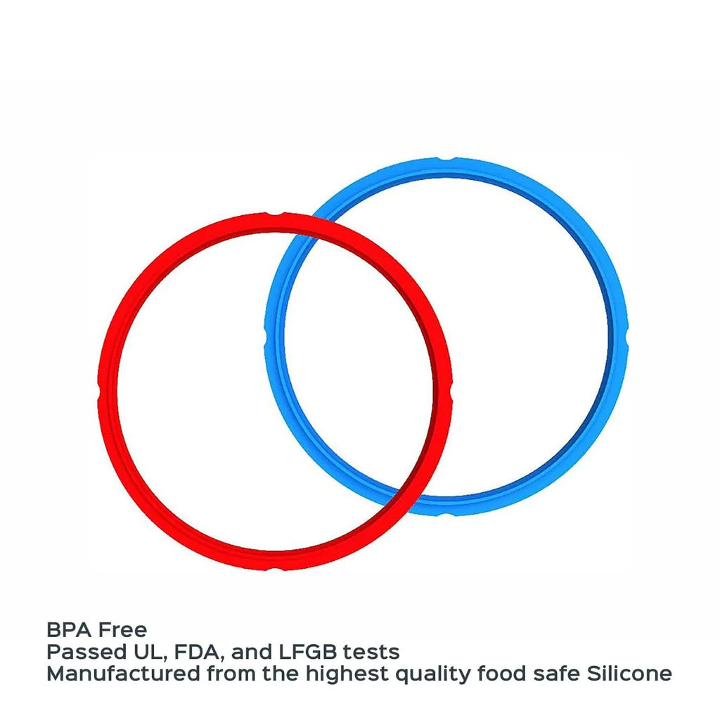 Sealing Rings Pack of 2 Red & Blue Q6328