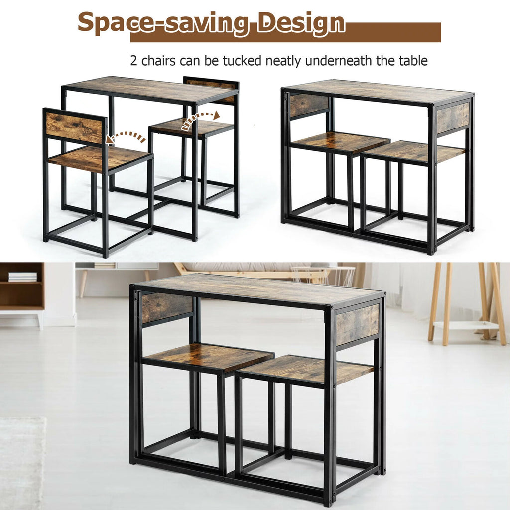 3 Pc Dining Set Table and 2 Chair Q437670