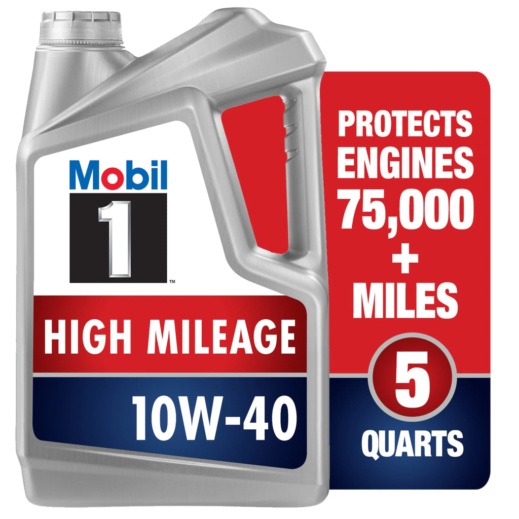 High Mileage Full Synthetic 10W-40 Motor Oil 5 Quart C792840