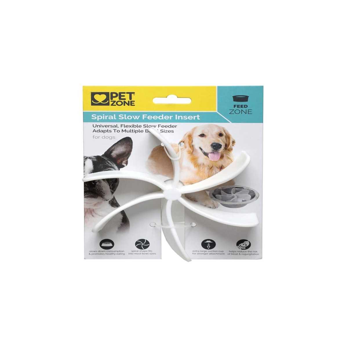 White Dog Slow Feeder K6734