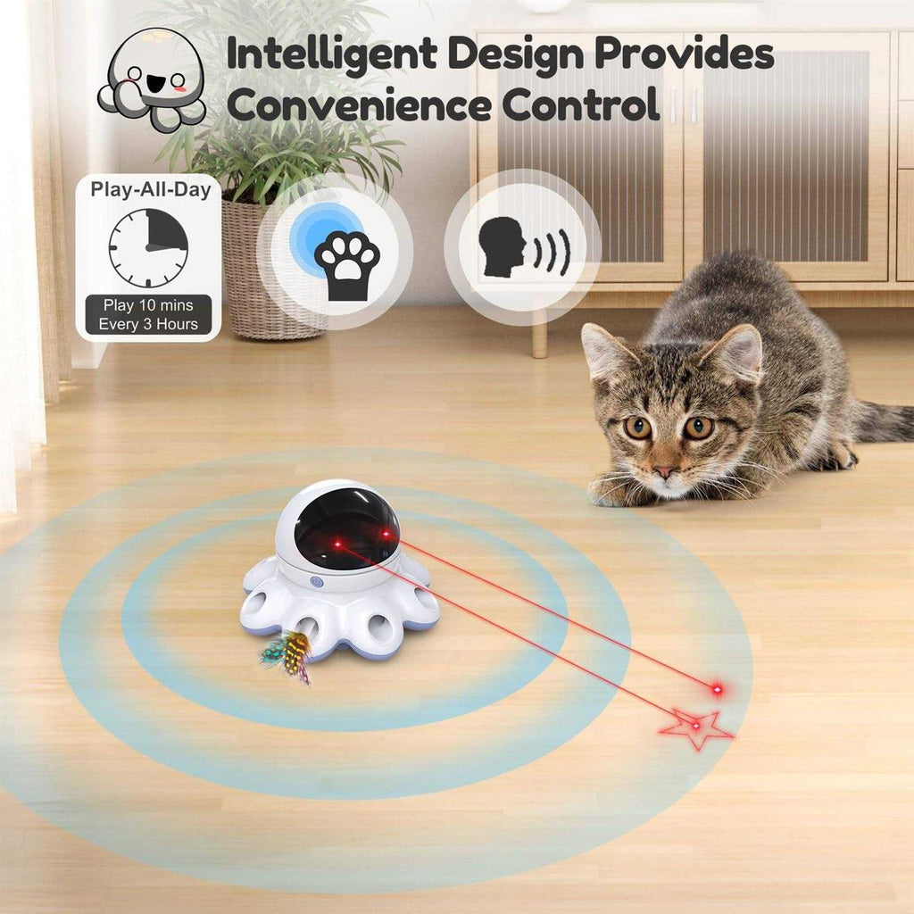 2-in-1 Interactive Cat Laser Toy G7125