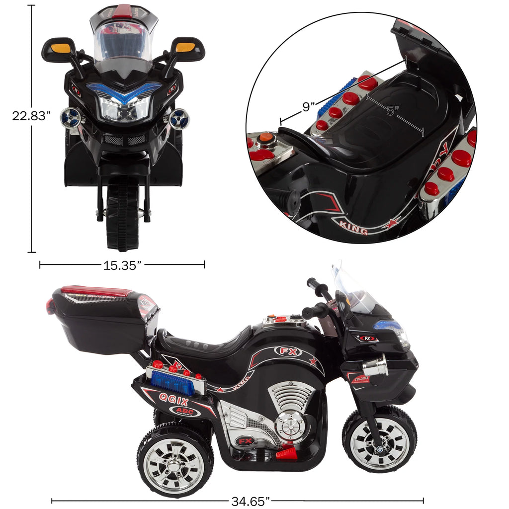 3 Wheel Battery Powered Ride on Motorcycle Trike K21750