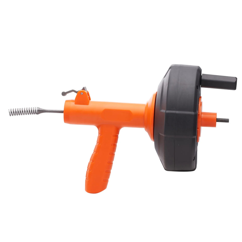 25ft 1/4in Manualfeed Drain Auger Drum V8531