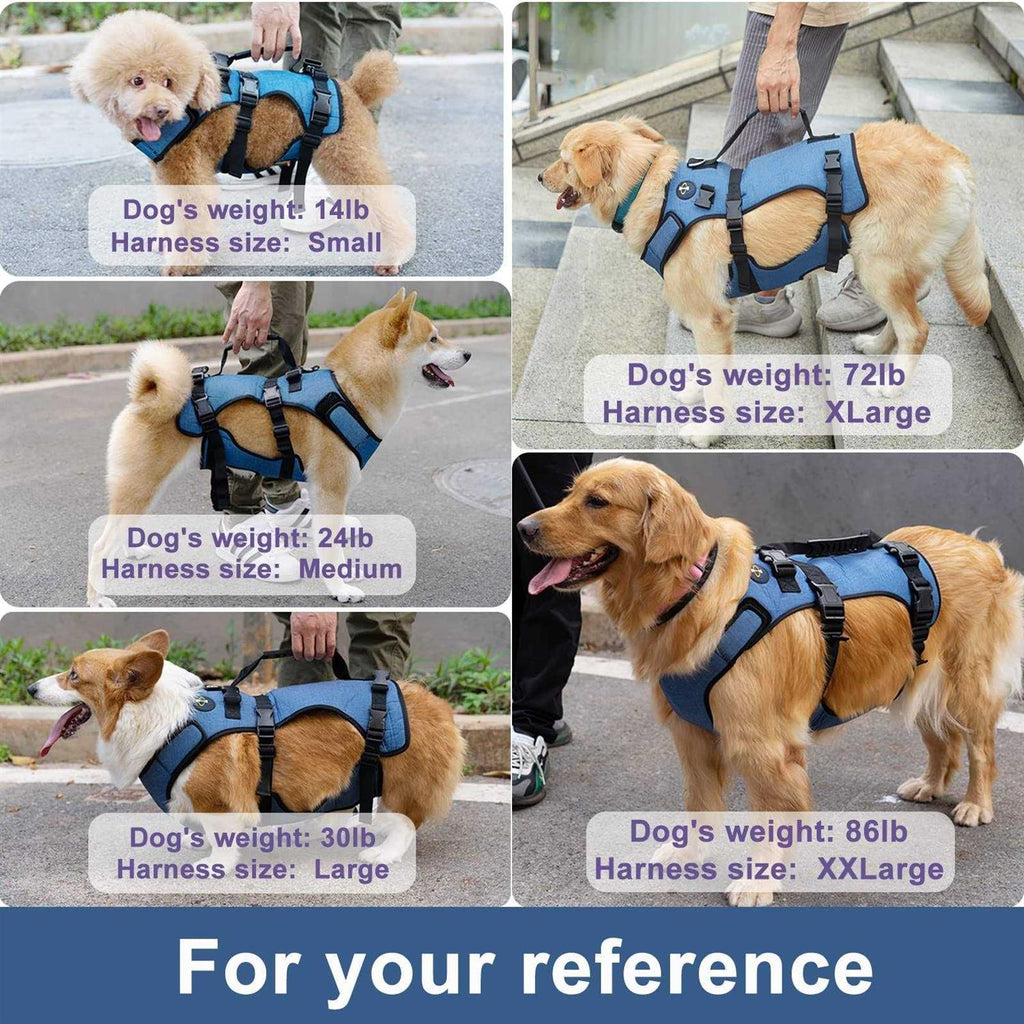 Adjustable Breathable Dog Lift Harness D472770
