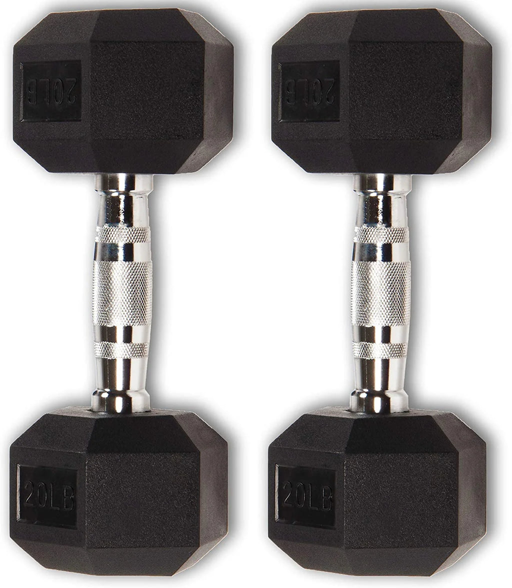 20 lb Pair Hex Dumbbells G354
