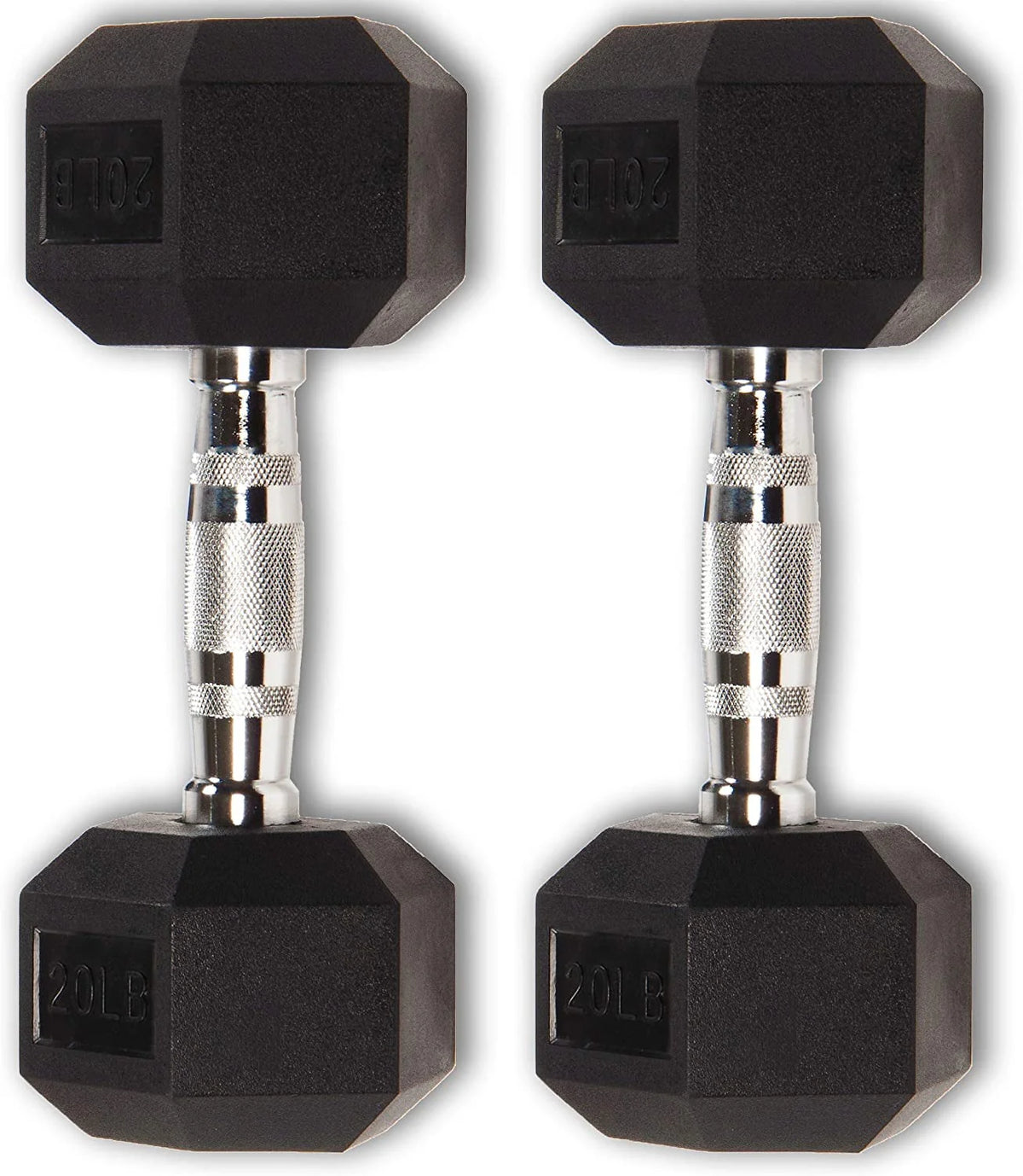 20 lb Pair Hex Dumbbells G354