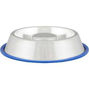 Slow Feed Anti Bloat Dog Bowl with Silicone Base X5357