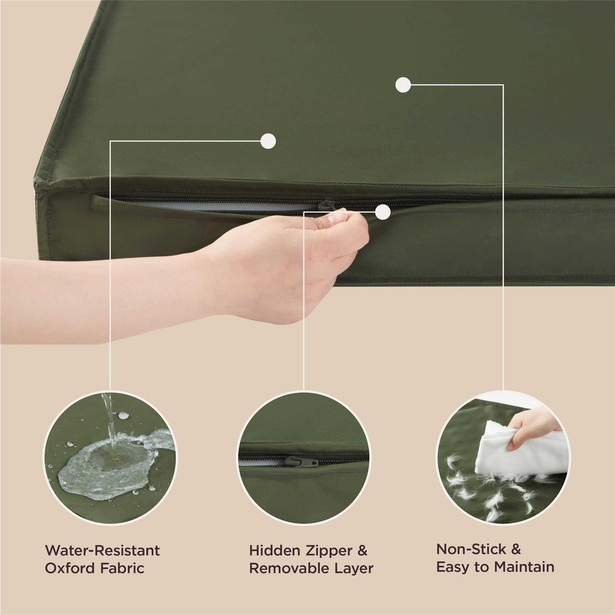 Waterproof Oxford Fabric Dog Bed S372