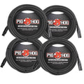 20ft XLR Microphone Cable 4 Pack E411575